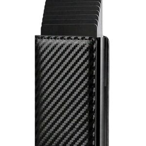 Black Carbon Fiber Card Holder